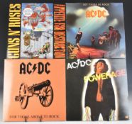 Thirteen Hard Rock / Heavy Metal LPs comprising AC/DC Powerage (K50483), Let There Be Rock (K50366),