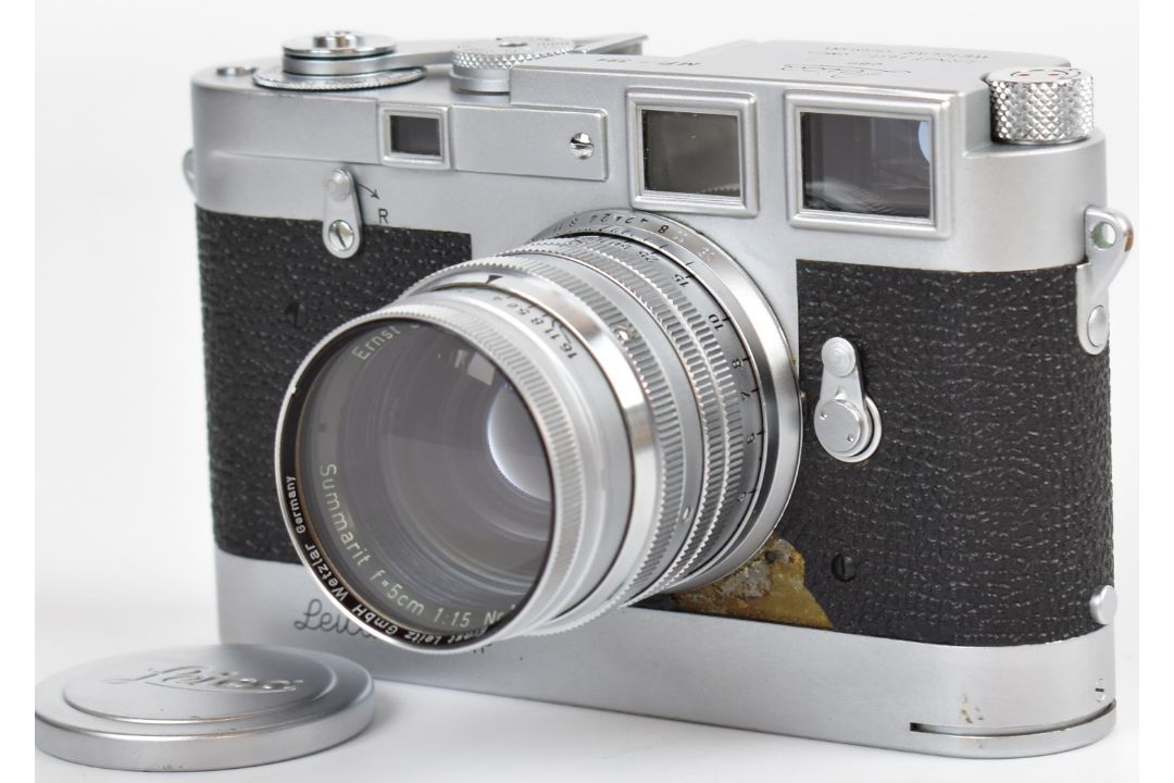 Leica MP 35mm rangefinder camera with chrome body, serial number 394, circa 1957, with Leicavit - Image 1 of 24