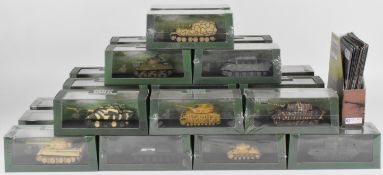 Twenty seven Atlas Editions Ultimate Tank Collection models in original plastic display cases, the