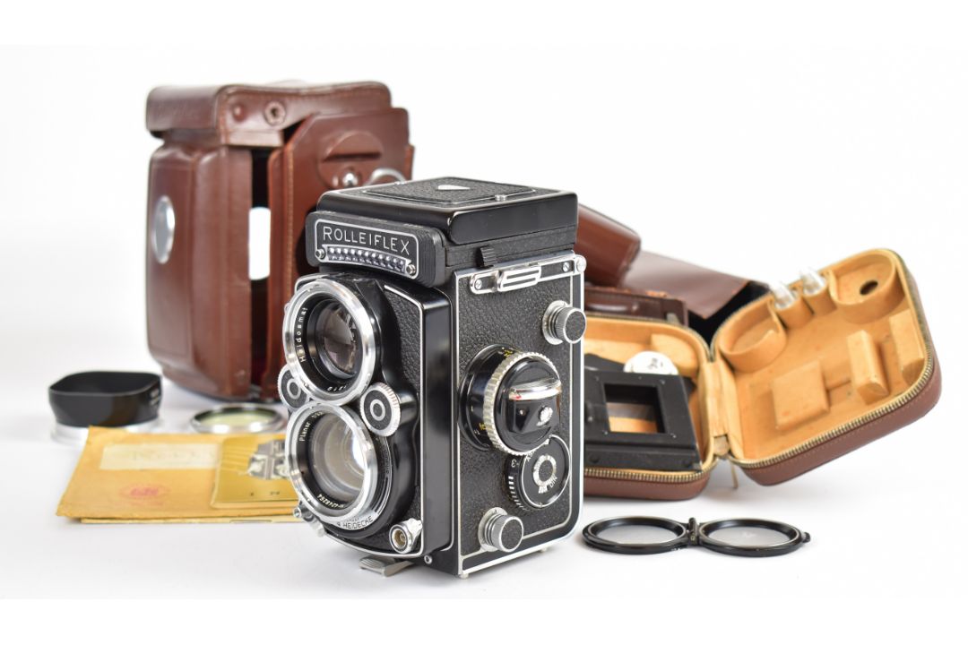 Rolleiflex 2.8F K7F2 TLR camera, serial number 2.8F 2455471, with Zeiss Planar 1:2.8 f=80m lens, - Image 1 of 17