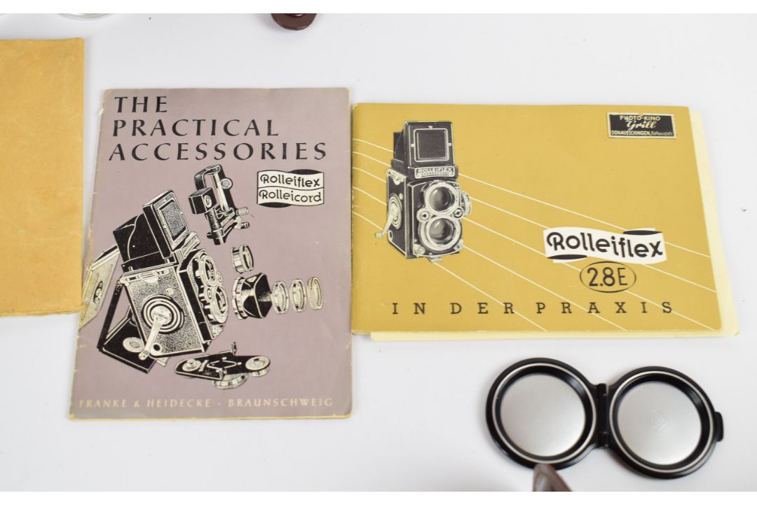 Rolleiflex 2.8F K7F2 TLR camera, serial number 2.8F 2455471, with Zeiss Planar 1:2.8 f=80m lens, - Image 17 of 17