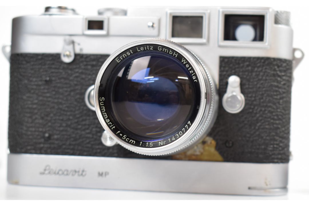 Leica MP 35mm rangefinder camera with chrome body, serial number 394, circa 1957, with Leicavit - Image 15 of 24