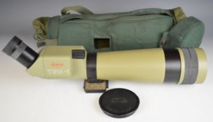 Kowa TSN-1 spotting scope, with soft cover, diameter of lens 8cm, overall length 41cm