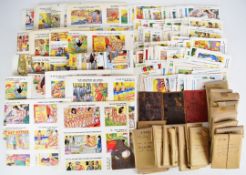 [Postcard interest] Group of seventeen original copper plates for the printing of comic and saucy