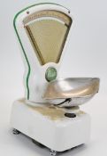 Vintage Avery shop counter scales with price per weight scales to the dial, overall height 54cm