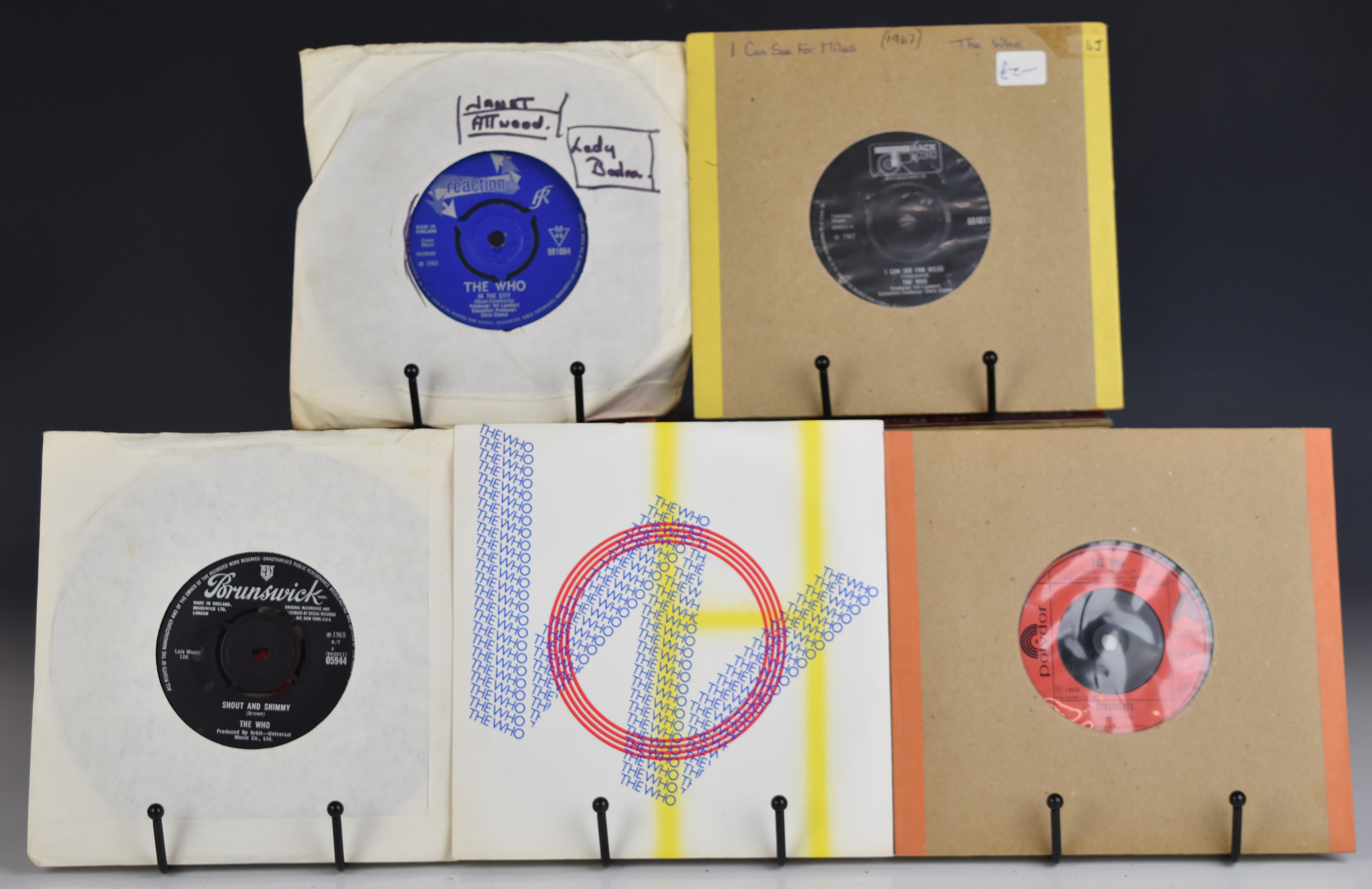 Approximately forty five Mod interest 7" singles including The Who / Roger Daltrey / Pete