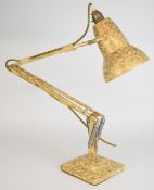 Herbert Terry Anglepoise lamp with stepped base and marbled decoration