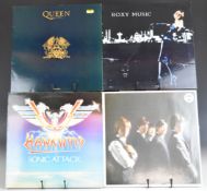 Over sixty Rock and Prog Rock LPs including three Hawkwind, The Who, The Rolling Stones, Queen,