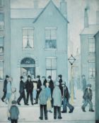 L.S. Lowry 'The Arrest' a limited edition 130/850 print of the 1927 painting by The Cavendish