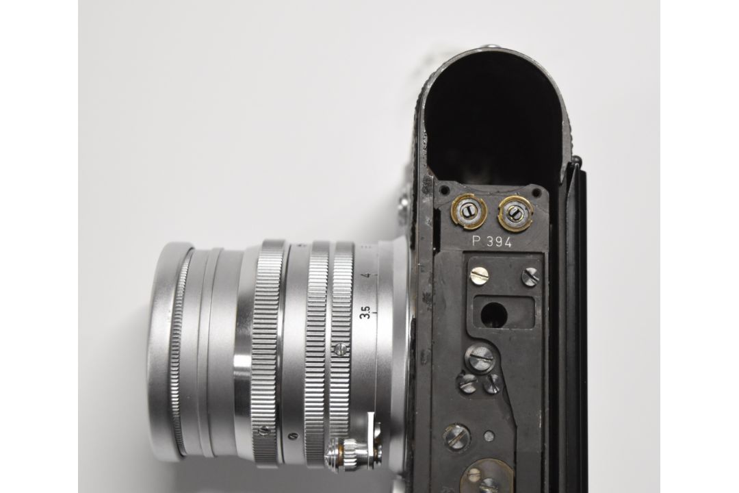 Leica MP 35mm rangefinder camera with chrome body, serial number 394, circa 1957, with Leicavit - Image 24 of 24