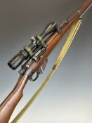 Short Magazine Lee Enfield (SMLE) Mk III .303 bolt-action service rifle with adjustable sights,