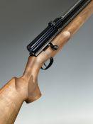 Webley FX2000 .22 PCP air rifle with chequered semi-pistol grip and forend, raised cheek piece,