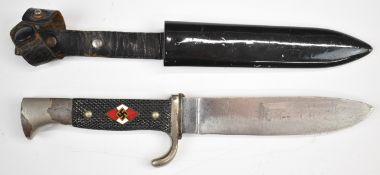 German WW2 Third Reich Nazi Hitler Youth dagger with RZM and A Schuttelhoffer & Co to 13.5cm