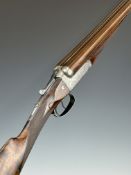 William Ford 12 bore side by side ejector shotgun with named and engraved locks, engraved underside,