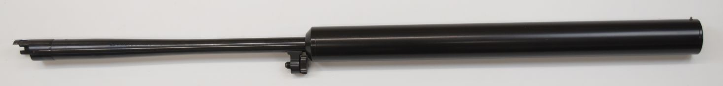 Mossburg 12 bore 37 inch sound moderated shotgun barrel chambered for 2¾ and 3 inch cartridges and