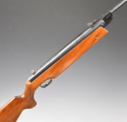 Weihrauch HW80 .22 air rifle with chequered semi-pistol grip, raised cheek piece and adjustable