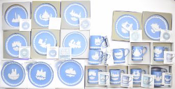 Wedgwood boxed Christmas plates and mugs circa 1969-1979 including Apollo example, all boxed