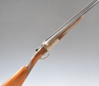 Victor Sarasquetta 12 bore side by side ejector shotgun with named and engraved locks, engraved