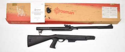 Crosman Multi-Shot Diamondback Model 6-CMD2SXS .22 air rifle with composite stock, textured pistol