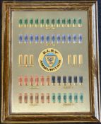 Eley ammunition shop display or advertising mirror decorated with images of Comet, Mars, Drawn