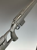 Sabatti Urban Sniper .223 Remington bolt-action rifle with chequered pistol grip and forend,