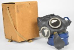 WW2 home front children's 'Mickey Mouse' gas mask and box