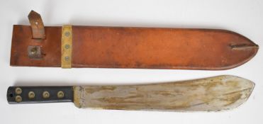 British Cold War machete by Martindale, No 227 with broad arrow mark KE8277 and 1956 to 37cm