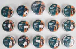 Nineteen sealed tins of 400 H&N Baracuda Match .177 4.51mm 0.69g air rifle pellets.