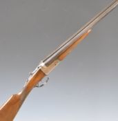 The Basque 16 bore side by side ejector shotgun with border engraved locks, underside, top plate and