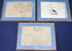 Three sets of plans for the Kynoch factory