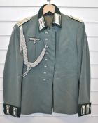 German WW2 Nazi Third Reich Officer's tunic with eagle breast badge, 'Administration' insignia to