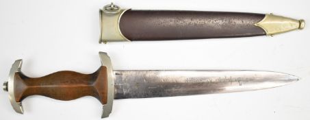 German WW2 Third Reich Nazi early SA dagger with NS to crosspiece, marker's mark Carl Eickhorn to