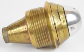 German WW1 artillery fuse cone marked Z.S.U.M  W.M. R.h  M.F 1917
