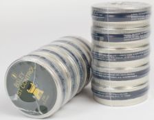 Ten sealed tins of 200 Bisley Pest Control .22 5.5mm air rifle pellets.