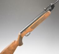 Weihrauch HW35 .22 air rifle with chequered semi-pistol grip, raised cheek piece, sling mounts and