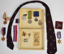 WW2 Arnhem interest medal group of five comprising 1939-1945 Star, Italy Star, France and Germany