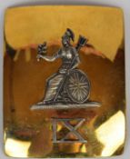 British Army Norfolk Regiment 9th Regiment of Foot NCO's cross belt plate