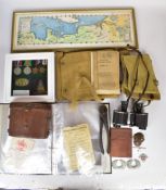 British Army WW2 Royal Artillery medals and ephemera for Leonard William Reid including 1939-1945