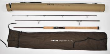 Greys Greyflex MKII spin 9' 15-35g travel rod in branded hard case, possibly unused / little used
