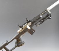 Ruger Ranch .223 straight-pull bolt-action rifle with composite skeleton stock, adjustable butt