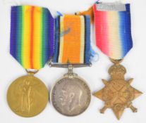 South Africa WW1 medal trio comprising 1914/1915 Star named to Pte F. Ely, Natal Light Horse and War