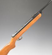 BSA Meteor Mk. V .22 air rifle with semi-pistol grip and adjustable sights, serial number TH53110.