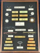 Nobel's Explosives Co Ltd Agents Major Bros Shrewsbury display board decorated with Quarrying