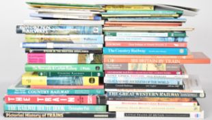 Railway interest books to include Cornish Railways by Vaughan, Railway Stations of Canada by Ron