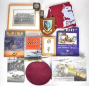 British Army WW2 Glider Pilot Regiment ephemera of Ronald George Greenland including cap badge,