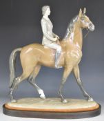 Lladro signed limited edition 2/100 GB issue mounted rider Queen Elizabeth II by Don Julio Ruiz,