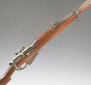 BSA Short Magazine Lee-Enfield (SMLE) .303 bolt-action service rifle with adjustable BSA military