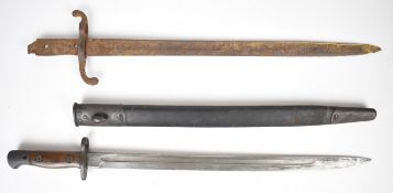 British WW1 1907 pattern Wilkinson bayonet dated 1926 with some good stamps to the ricasso and a