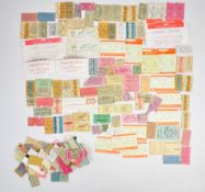 Collection of railway tickets (many 1960s) from Cheltenham Spa, Grosmont to Pickering, Llangollen,