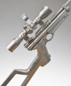 Crosman 2250XL .22  CO2 air rifle with pistol grip, skeleton stock and Centre Point scope, serial